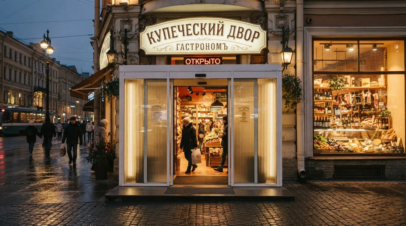 Avtomaticheskie Razdvizhnye Dveri Dlya Magazina — пример реализованного проекта